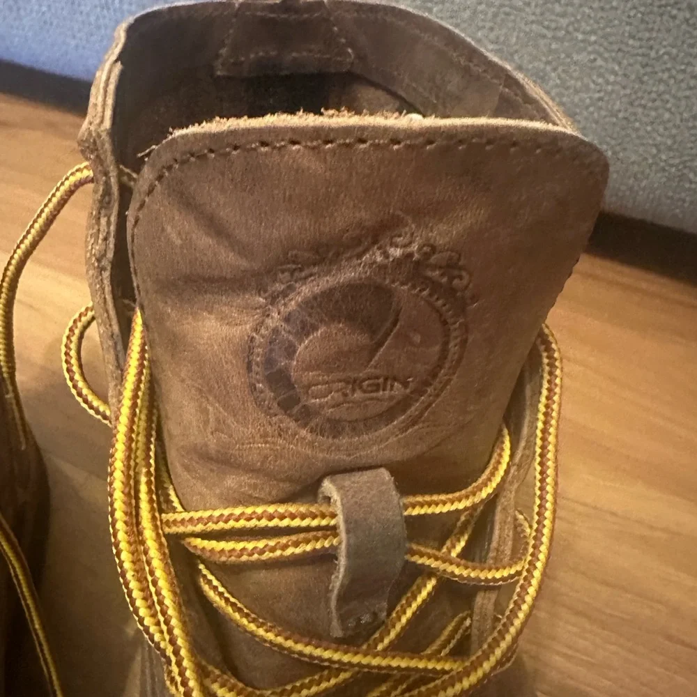 Origin Brown Leather Men's Boots Sz 11 - Picture 4 of 7